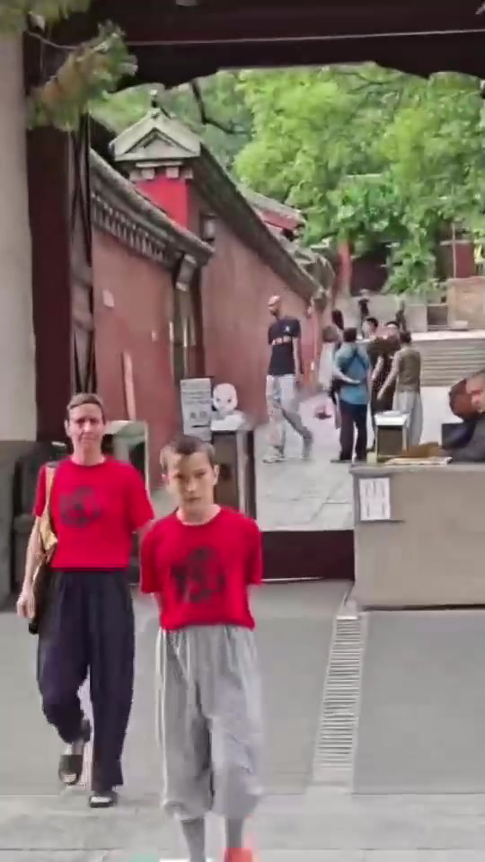 谈球吧体育官网入口真不出来了啊👀网友拍到文班还在少林寺内 这头看起来是真剃了